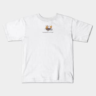 Poet Medieval Fox Kids T-Shirt